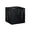 A-Black, variant on Side Table 16 Inch Cube Gray Stone Texture MDF Low Profile End Block No Assembly for Sofa