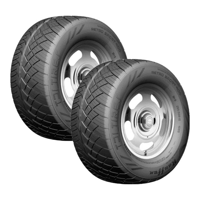 Paquete de 2 llantas 295/50 R15 105S Tdi Tires Rauffan Retro Sport 900
