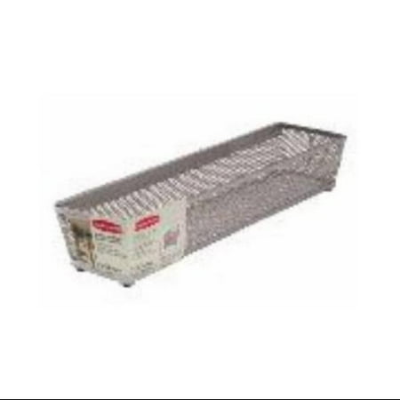- Rubbermaid 1F7800TITNM Interlocking Drawer Organizer, Titanium
