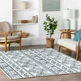 thumbnail image 4 of Bedroom Boho Rug 4x6 Black, Washable Area Rugs Non Slip, Ultra Soft Print Distressed Geometric Low-Pile Entry Throw Carpet for Bedroom Nursery Dorm Kitchen Decor, 4 of 5