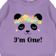 thumbnail image 3 of Inktastic First Birthday Panda 1 Year Old Girl Baby Fleece Bodysuit, 3 of 4