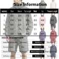 thumbnail image 5 of Mens Tracksuit Casual 2 Piece Waterproof Rain Jacket and Cargo Shorts Set Athletic Jogging Sports Outfits,Purple,M, 5 of 10