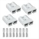 thumbnail image 1 of Conector de Conexión/Desconexión Rápida de Batería de 50 A, Kit de Conector de 600 V de Calibre 6-12 para Automóviles, 4 Piezas, 1 of 5