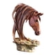 thumbnail image 5 of Estatua de cabeza de caballo, adorno coleccionable, figura decorativa, escultura de caballo para Vistoso, 5 of 9