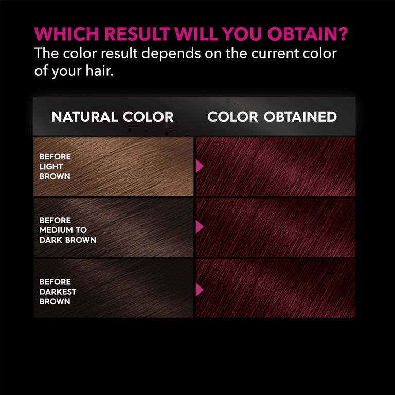 Litterær kunst nedsænket Række ud Garnier Olia Oil Powered Permanent Hair Color, 4.62 Dark Garnet Red -  Walmart.com