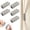Silver, variant on HCBY 25 Pairs Magnetic Curtain Clips, No Drill Blackout Curtain Magnets Buckles, Light Blocking Window Drape Fasteners for Home Bedroom