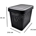 thumbnail image 4 of Set de 4 Cajas Organizadoras IPP Plástico negro del hogar, 4 of 6