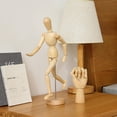 thumbnail image 3 of Sketch Man Model,Detachable Wooden Jointed Doll Art Man Model Wooden Action Figure Exquisite Design, 3 of 12