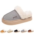 thumbnail image 6 of XIMIN Women's Anti-Slip Sole Fuzzy Slippers Warm House Slippers with Plush Lining Fluffy Platform Winter House Shoes Indoor Y2k Cute & Cozy, 6 of 6