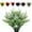 White, variant on Morttic 6 Bundles Artificial Lavender Outdoor Plants UV Resistant Fake Flowers No Fade Plastic Greenery Plants Decor for Front Porch Planters Decoration (Yellow)