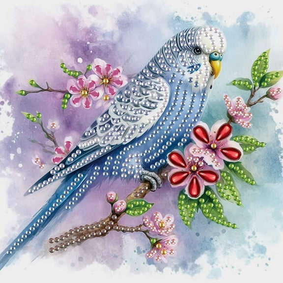 Diamond Painting Kit, Creative Diamond Art with Bird Motif in Unique Shape, Ideal for Home Decor and Gifts 6.69 x 6.69 in
