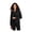 Deep Black, variant on Women's Relaxed Knit Blazer | Casual Blazer Jacket for Women, Double Knit Business Casual Top for Work - Deep Black XS