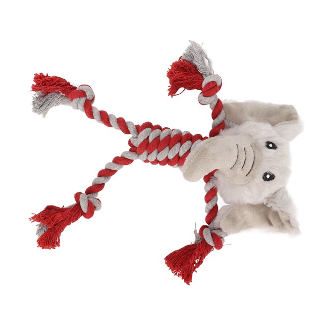 Juguete De Peluche Chirriante Para Perros Juguetes Para Masticar Perros De Peluche Juguetes Para Masticar Perros De Peluche Juguetes Molares Para Perros ANGGREK Elefante