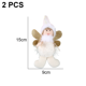 thumbnail image 2 of Decoración navideña, adornos colgantes para árbol de muñecas de ángel, manualidades navideñas, decoraciones de elfos, 2 of 5