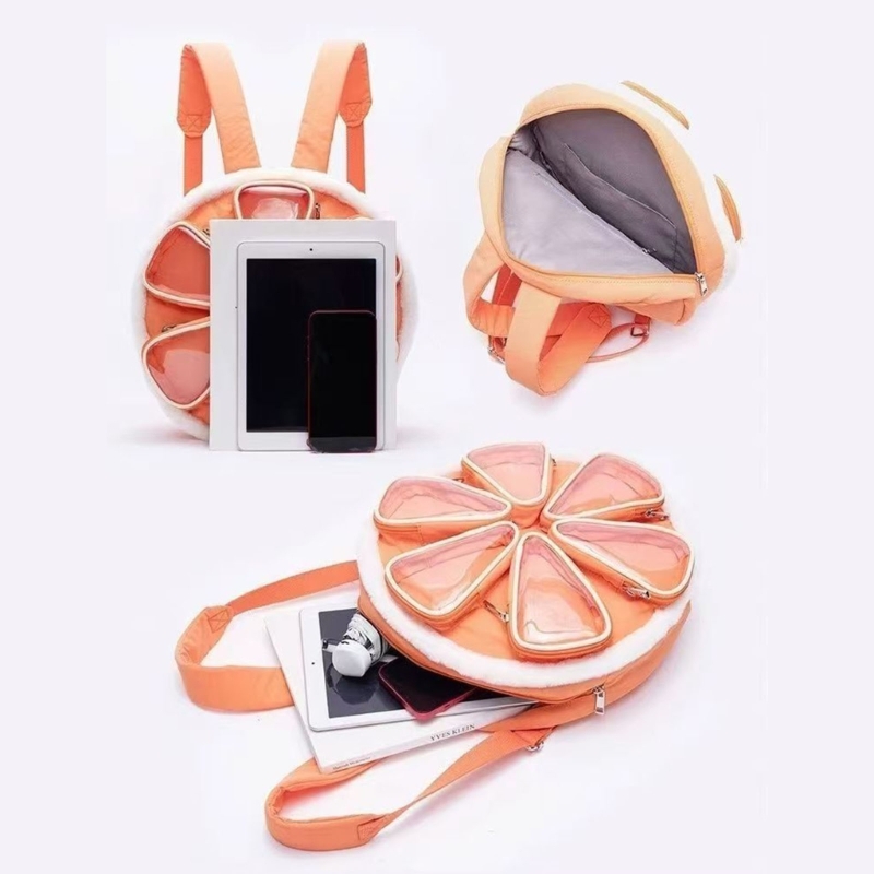 Ita Bag Backpacks Transparent Pins Display Backpacks with Inserts for School Display Satchels Handbag Ita Bag Backpacks Pin Display Backpacks with Inserts