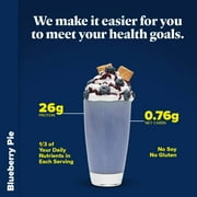 Keto Chow Blueberry Pie Ultra Low-Carb Meal Shake, 21 Servings