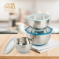 Thyme & Table Stainless Steel Mixing Bowls, 6Piece Set