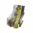 thumbnail image 4 of Fractal Soft Flannel Fleece Blanket, Trippy Seahorse Pattern with Vortex Turning Swirled Petals Fantasy New Image, Cozy Plush for Indoor and Outdoor Use, 60" x 80", Earth Yellow Blue, by Ambesonne, 4 of 6