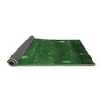 thumbnail image 2 of Ahgly Company Indoor Square Abstract Emerald Green Contemporary Area Rugs, 6' Square, 2 of 4