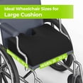 thumbnail image 2 of Wheelchair Seat Cushions for Sciatica, Back, Coccyx, Pressure Sore and Ulcer Pain Relief, Memory Foam Cushion with Removable Strap, Breathable & Waterproof Fabric, 2 of 4