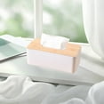 thumbnail image 2 of JLFNYA Tissue Box Cover, Kleenex Box Cover, Rectangle Tissue Box Holder, Tissue Box Holders, Suitable for Vanity Countertop, Night Stands, Desktop, Bedroom, Livingroom, Office, Dining Table, 2 of 7