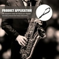 thumbnail image 2 of 1Pc Saxophone Neck Strap Thickened Saxophone Strap Professional Saxophone Strap (Black), 2 of 9