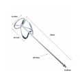 thumbnail image 2 of Steel M12 Threaded Mixing Rod Sturdy Stirring Supply Cement Paint Mixer, 2 of 9
