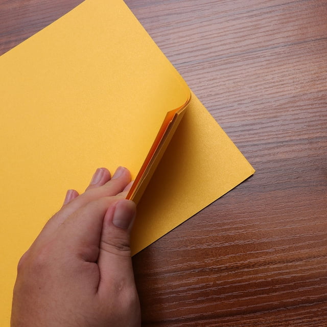 UPGRATOR 50Ud Papel Decorativo Amarillo Resistente Ideal Para Tarjetas Y Proyectos Creativos