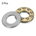thumbnail image 3 of Uxcell F8-16M Thrust Ball Bearing 8x16x5mm Brass with Washers 5 Pack, 3 of 4