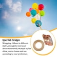 thumbnail image 3 of 100 Piezas Globos Cuerda Cadena Artesanía Curling Ribbon 10m Suministros para fiestas Boda Cumpleaños Diseño Regalo Multicolor Verde Kits de decoración para fiestas Rellamada ChampánOro Bearachild HA063554-12B, 3 of 6