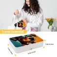 thumbnail image 5 of Dog PU Leather Jewelry Box with Removable Compartment and Necklace Organizer Display Case - Portable, 5 of 6