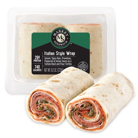 Market Sandwich Italian Style Wrap 8.2 oz 1 Ct
