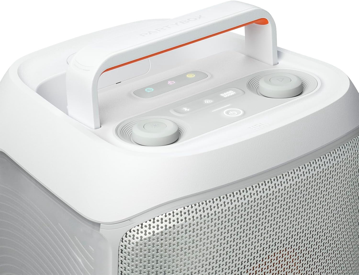 JBL PartyBox Club 120 - Portable party speaker with adaptive futuristic lightshow - White