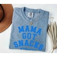 thumbnail image 2 of Comfort Colors "MAMA Got Snacks" T-Shirt – Diabetes Awareness Shirt, 2 of 8