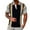 Black, variant on Men's Polo Shirts,Men Fashion Color Block Printed Shirts Short Sleeve Turndown Collar Blouse Summer Casual Sports Shirt