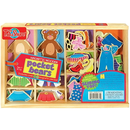 Pocket Bears Wooden Magnetic Dress-Ups