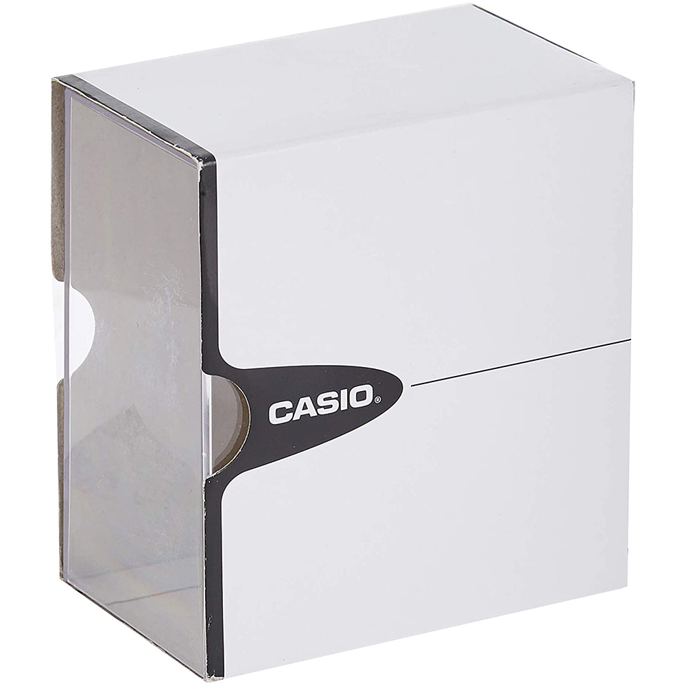 Casio Men's Quartz Gold Tone Stainless Steel Brown Leather Watch ...
