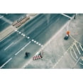 thumbnail image 2 of Scuka, Dasa 18x13 White Modern Wood Framed Museum Art Print Titled - Light Traffic, 2 of 4