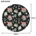 thumbnail image 6 of Pioneer Flower Floral Print Pattern Round Tablecloth 60"x60",Wrinkle Wipeable Table Cloth for Kitchen Dining Room Picnic Patio Party, 6 of 6