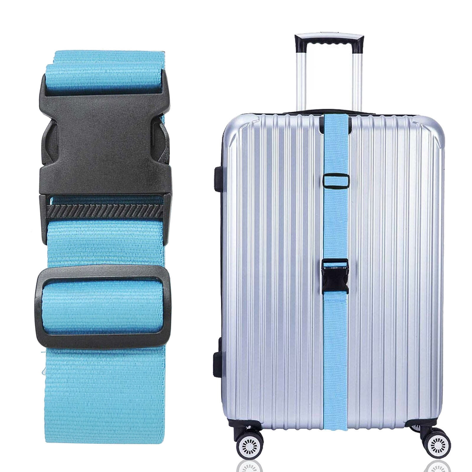 Adjustable Heavy Duty 2M Long Luggage Straps Suitcase Belt Travel  Accessories