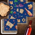 thumbnail image 5 of Linen Passover Table Runner Jewish Holiday Pesash Seder Decoration Home Kitchen Dining Room Decor 13.8x71'''', 5 of 6