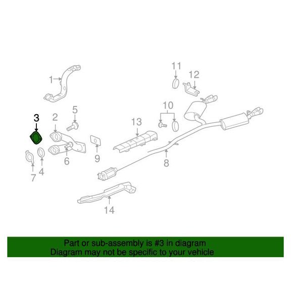 GM 21992620 Gasket-Exh Manif Pipe