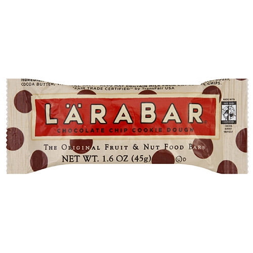 Larabar Chocolate Chip Cookie Dough Food Bar, 1.6 oz (Pack of 16) by Generic