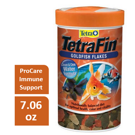 Tetra Variety Wafers - Tetra TetraFin Goldfish Flakes with ProCare, Goldfish Food, 7.06 oz