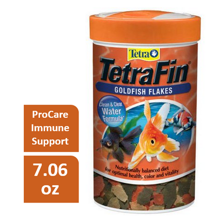 Tetra TetraFin Goldfish Flakes with ProCare, Goldfish Food, 7.06 (Best Ph For Goldfish)