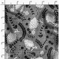 thumbnail image 2 of Soimoi Poly Taffeta Black Fabric By the Yard - 56 Inch Wide - Fruits Print Fabric - Strawberry Fruits Print Summer Green Garder for Mordern Project Printed Fabric, 2 of 6