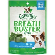 GREENIES BREATH BUSTER Bites Fresh Flavor Treats for Dogs 2.5 Ounces