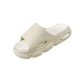 thumbnail image 4 of Sandalias de ducha para hombre con punta abierta, zapatos casuales de verano para interior y exterior. Beige 37 a 38, 4 of 9