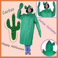 thumbnail image 4 of DSplay Costume Cactus Unisexe Adulte Combinaison Plante Verte pour Femmes, 4 of 4