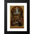 thumbnail image 2 of Félix-Joseph Barrias 11x14 Black Modern Framed Museum Art Print Titled - The Unfortunate and the Poor Implore Saint Genevieve Intercessor (1873), 2 of 5